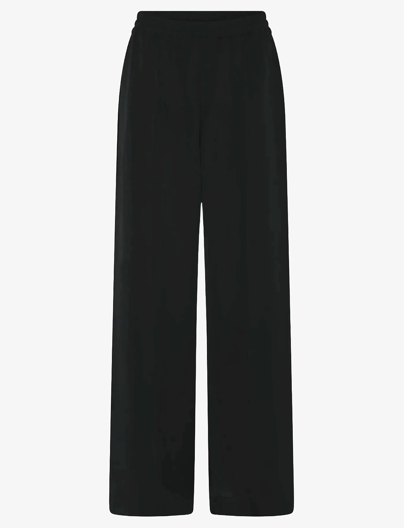 Bruuns Bazaar - KornelBBZafina pants - hosen mit weitem bein - black - 0
