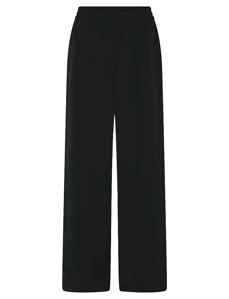 Bruuns Bazaar - KornelBBZafina pants - bukser med brede ben - black - 0