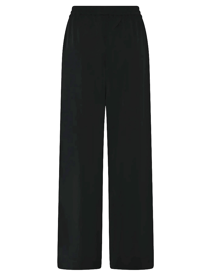 Bruuns Bazaar - KornelBBZafina pants - bukser med brede ben - black - 1