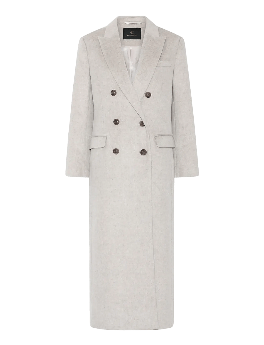 Bruuns Bazaar - FallopiaBBAbellas coat - talvejoped - beige melange - 0