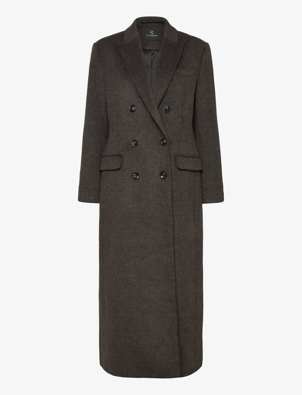 Bruuns Bazaar - FallopiaBBAbellas coat - ullkappor - dark grey melange - 0