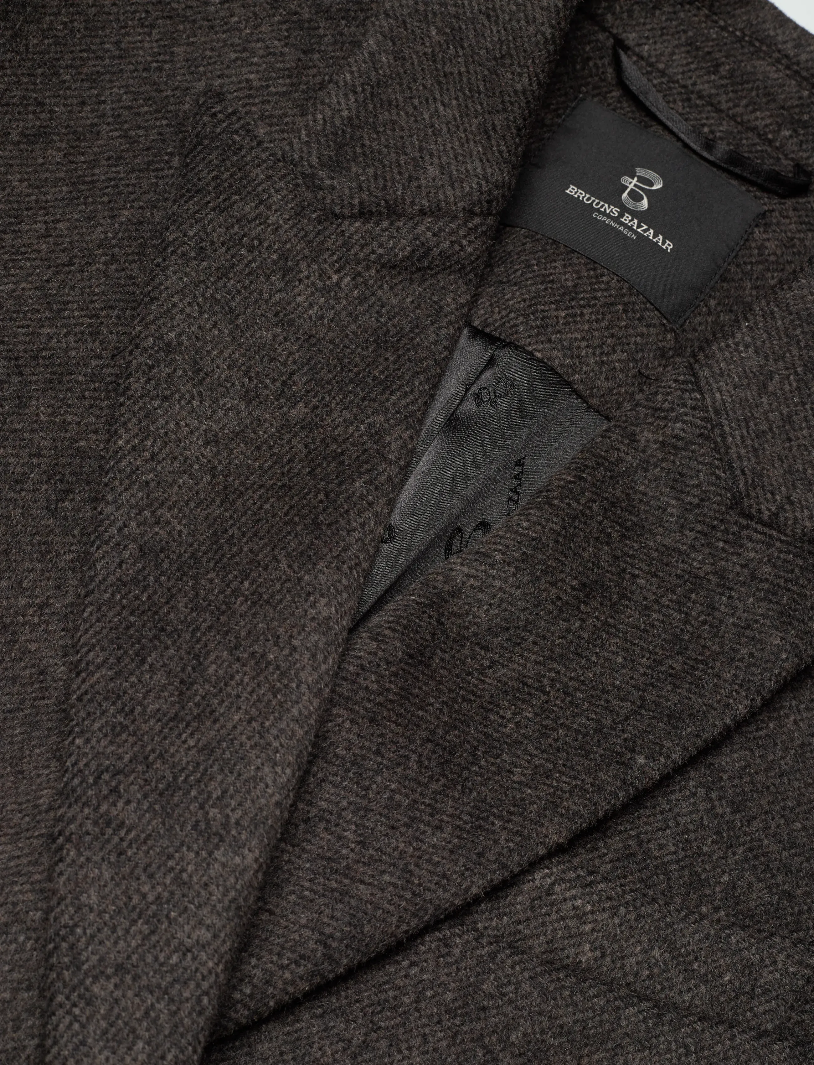 Bruuns Bazaar - FallopiaBBAbellas coat - ytterkläder - dark grey melange - 2