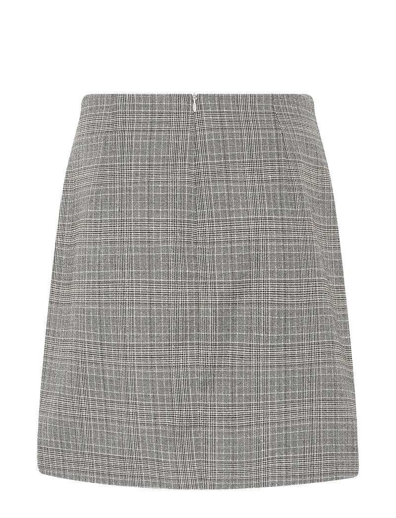 Bruuns Bazaar - IpomoeaBBMaina skirt - omlottkjolar - brown check - 2
