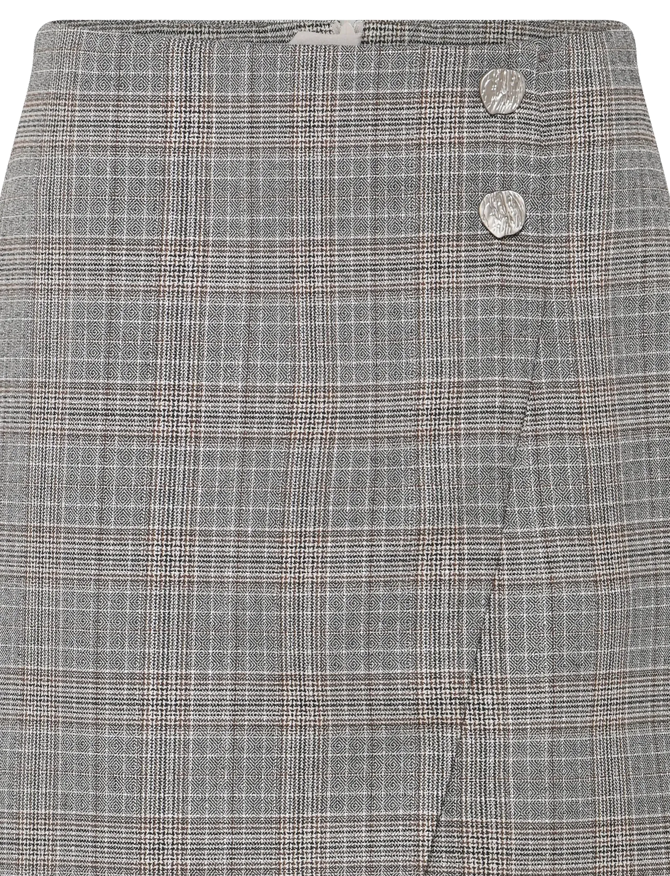 Bruuns Bazaar - IpomoeaBBMaina skirt - festmode zu outlet-preisen - brown check - 3