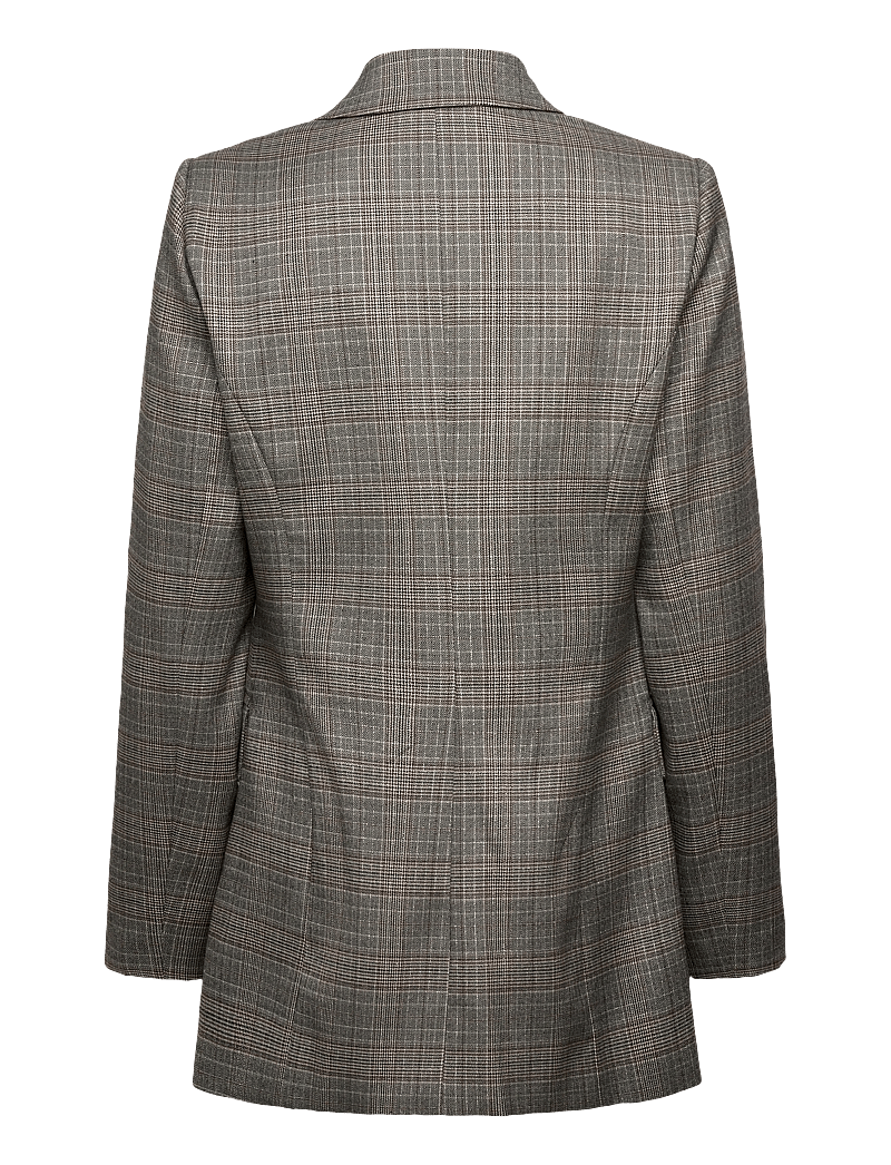 Bruuns Bazaar - IpomoeaBBTuxana blazer - double breasted blazers - brown check - 2