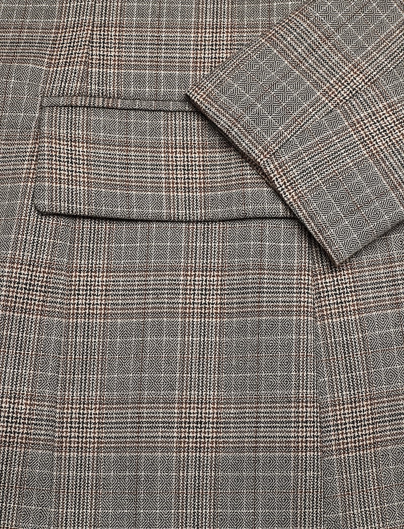 Bruuns Bazaar - IpomoeaBBTuxana blazer - double breasted blazers - brown check - 4