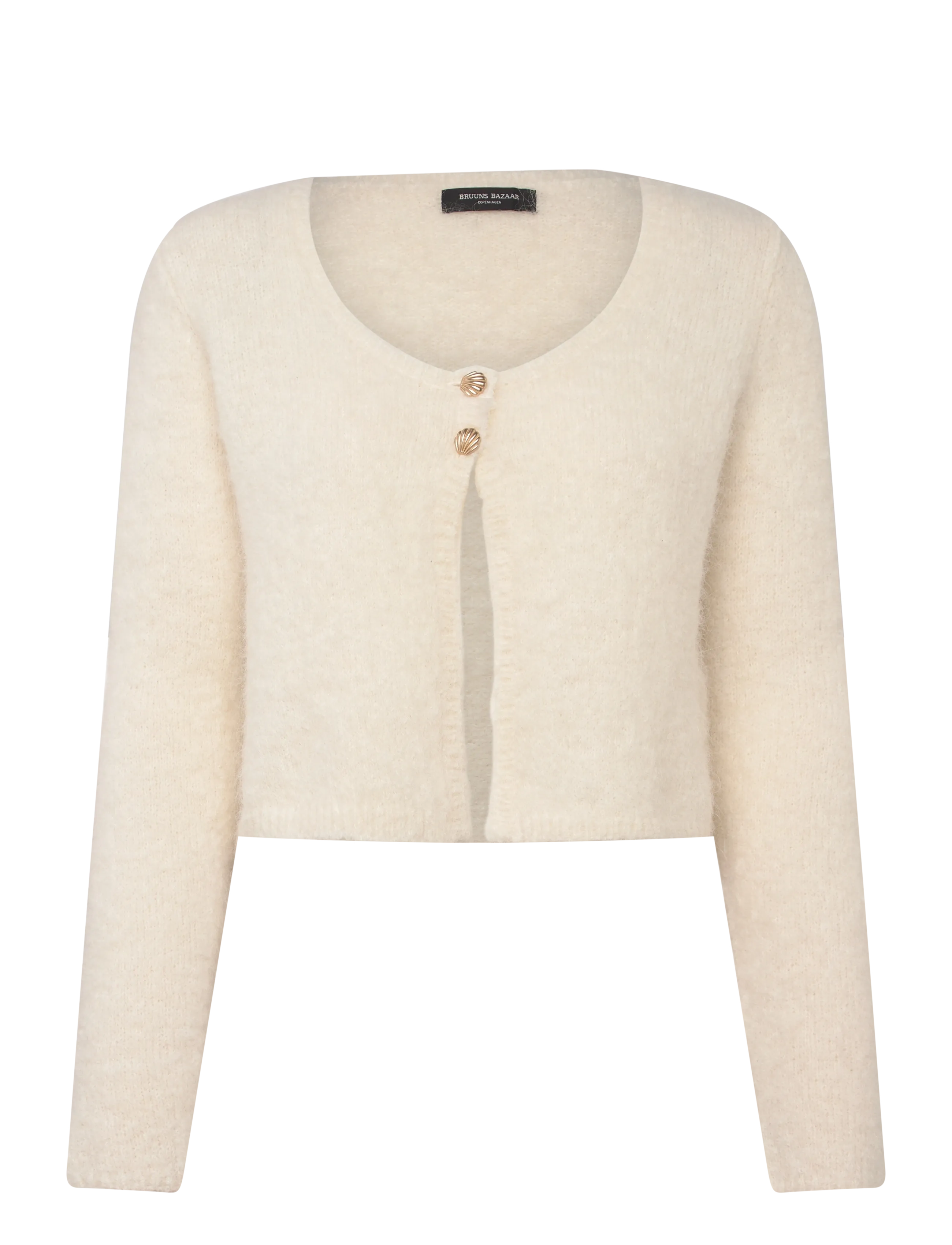 BRUUNS BAZAAR Syringabberika Knit Bolero Cream - M - Damen