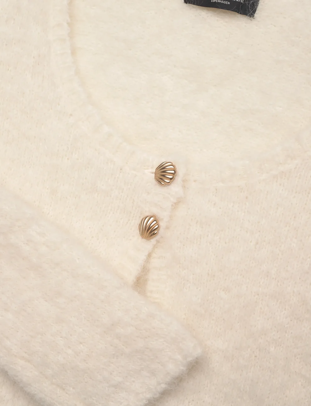 Bruuns Bazaar - SyringaBBErika knit bolero - cardigans - snow white - 3