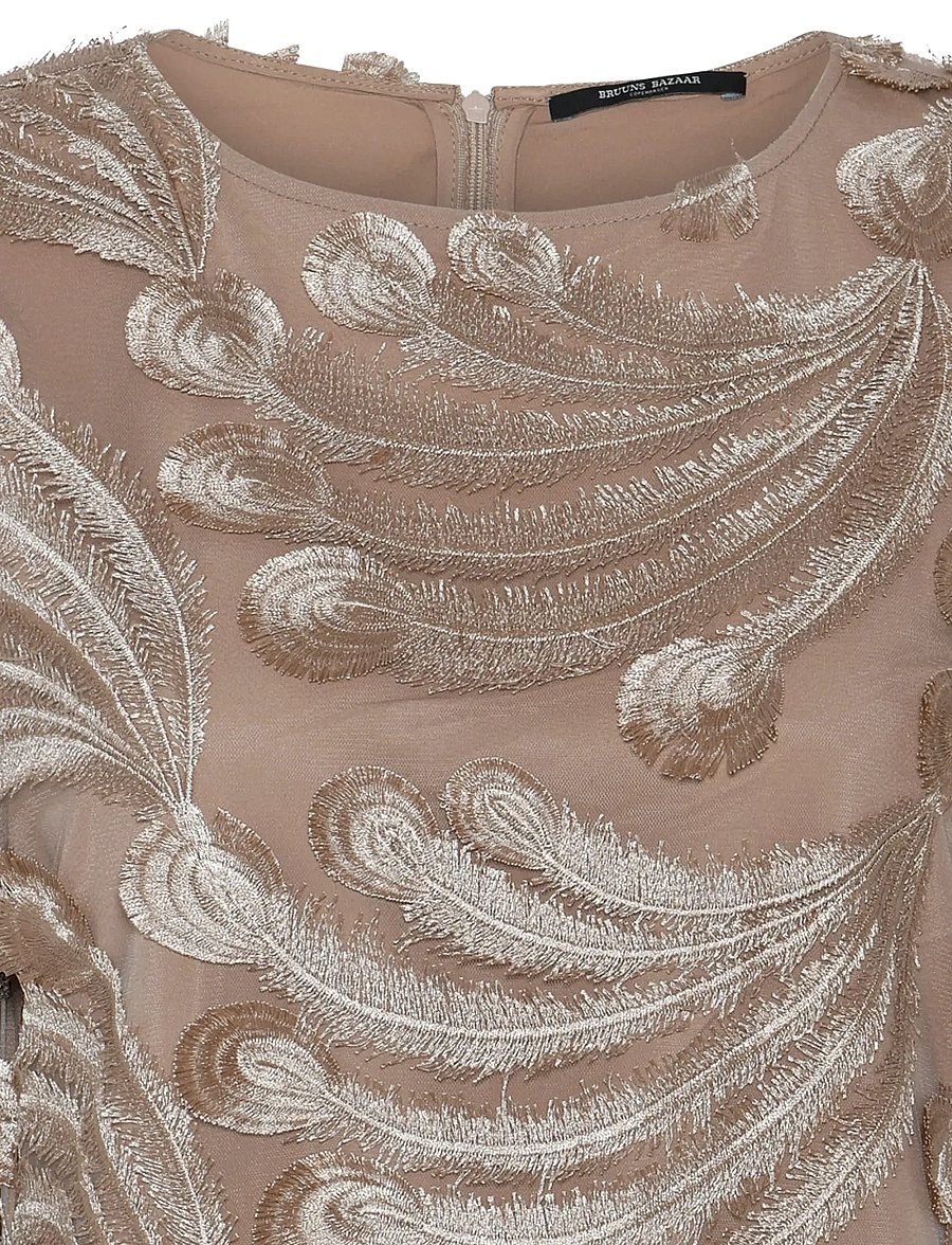 Bruuns Bazaar - DandelionBBKata dress - sukienki koktajlowe - roasted grey khaki - 4