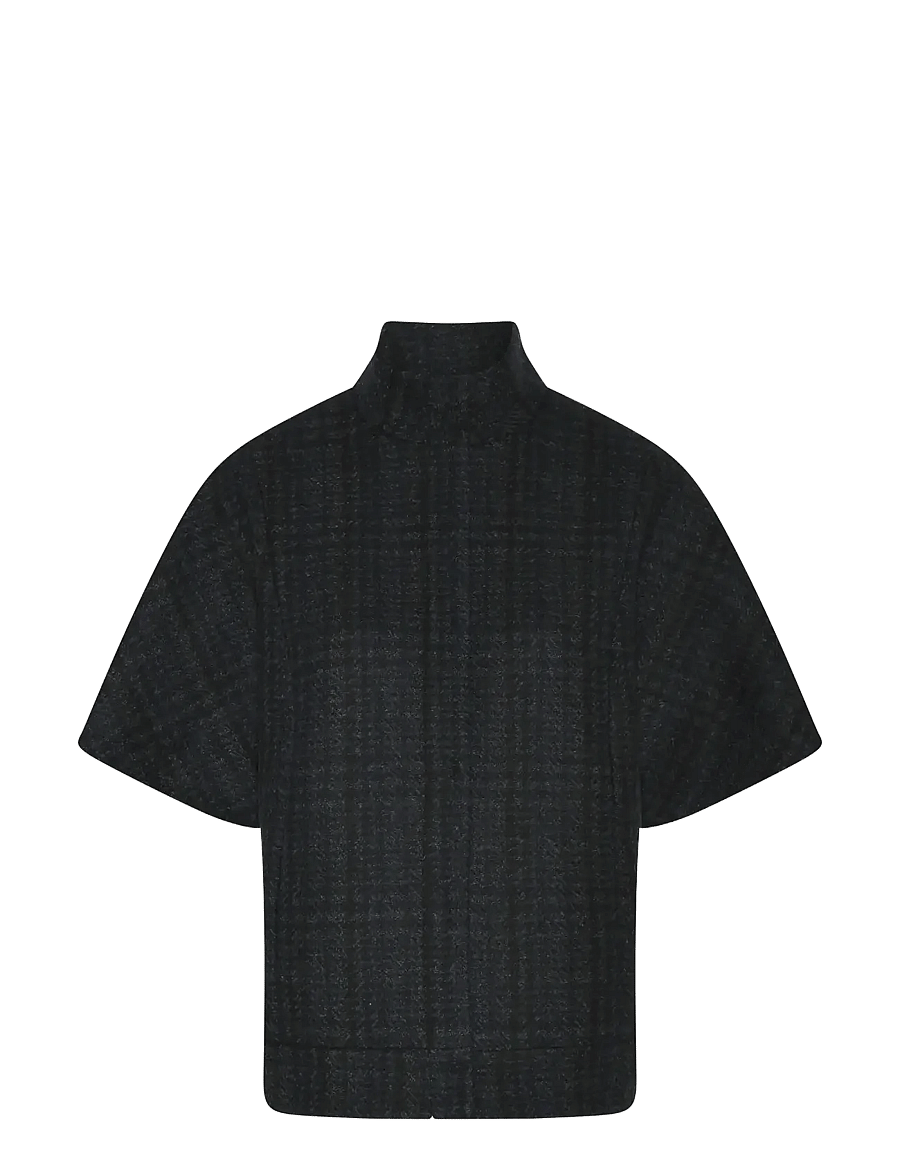 Bruuns Bazaar - AzaleaBBCarly waistcoat - t-shirts - dark check - 1