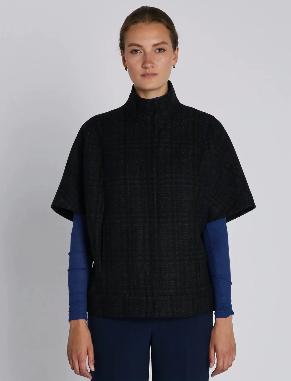 Bruuns Bazaar - AzaleaBBCarly waistcoat - t-shirts - dark check - 0