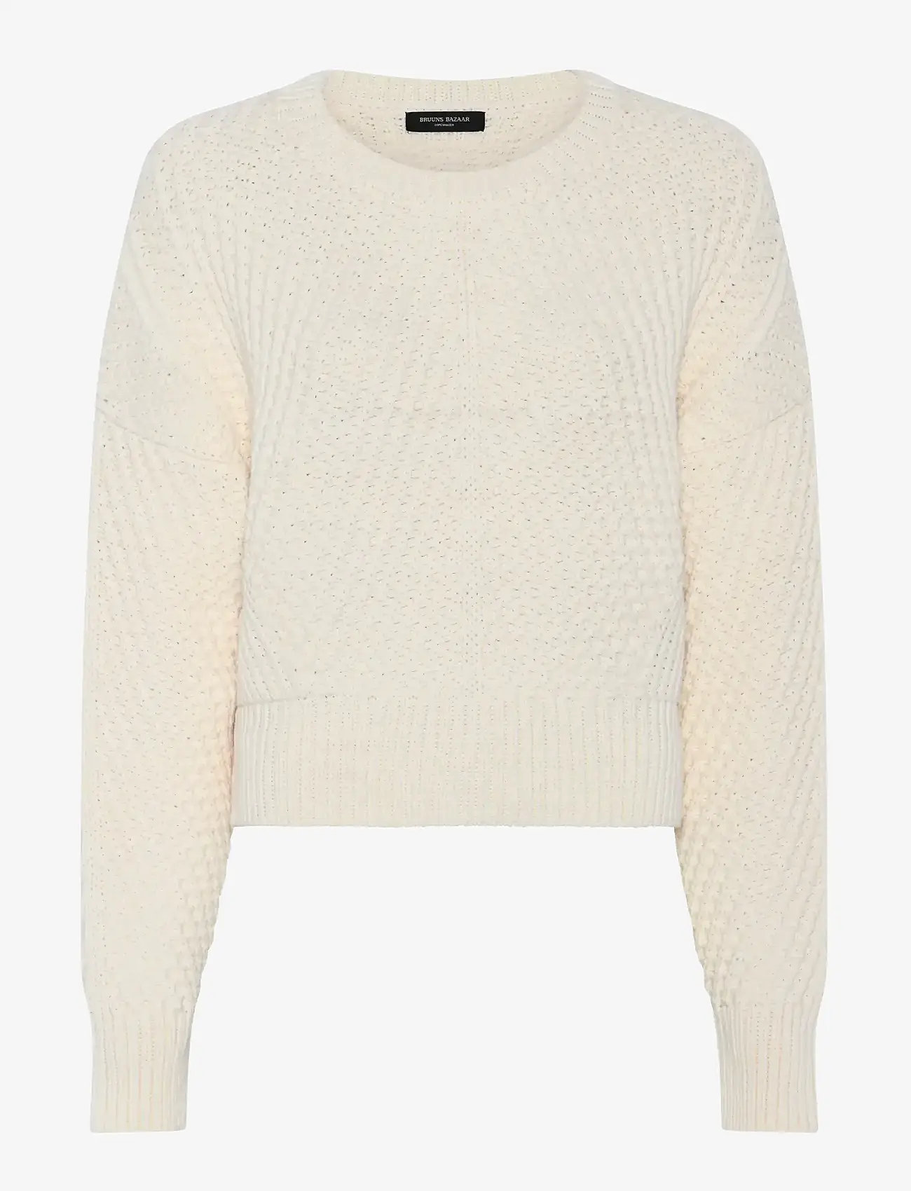 Bruuns Bazaar - CotlonBBHera knit - herbstliche kleidung - creme - 0