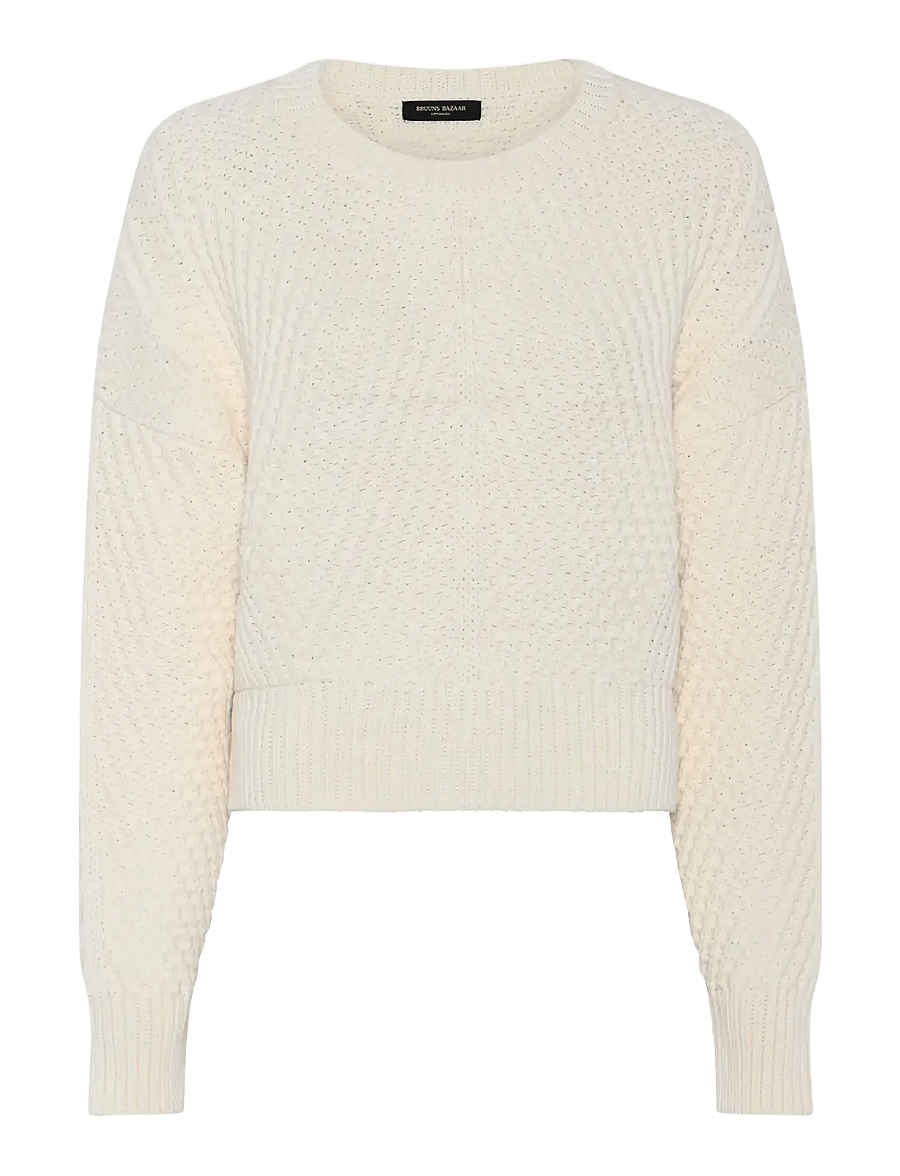 Bruuns Bazaar - CotlonBBHera knit - pullover - creme - 1