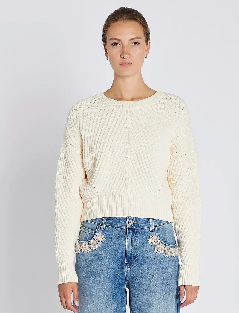 Bruuns Bazaar - CotlonBBHera knit - pullover - creme - 0