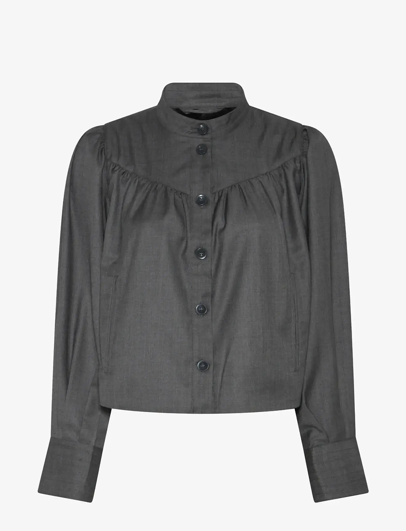 Bruuns Bazaar - WaterlilyBBTindra blazer - pikkade varrukatega särgid - grey melange - 1