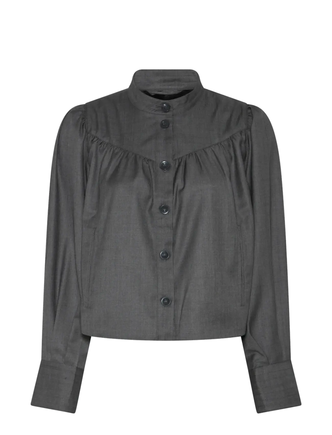 Bruuns Bazaar WaterlilyBBTindra blazer - Transitional Layering - GREY MELANGE / grey
