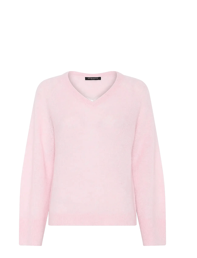 Bruuns Bazaar - FluffyBBAmera knit - sviitrid - light rosa - 1