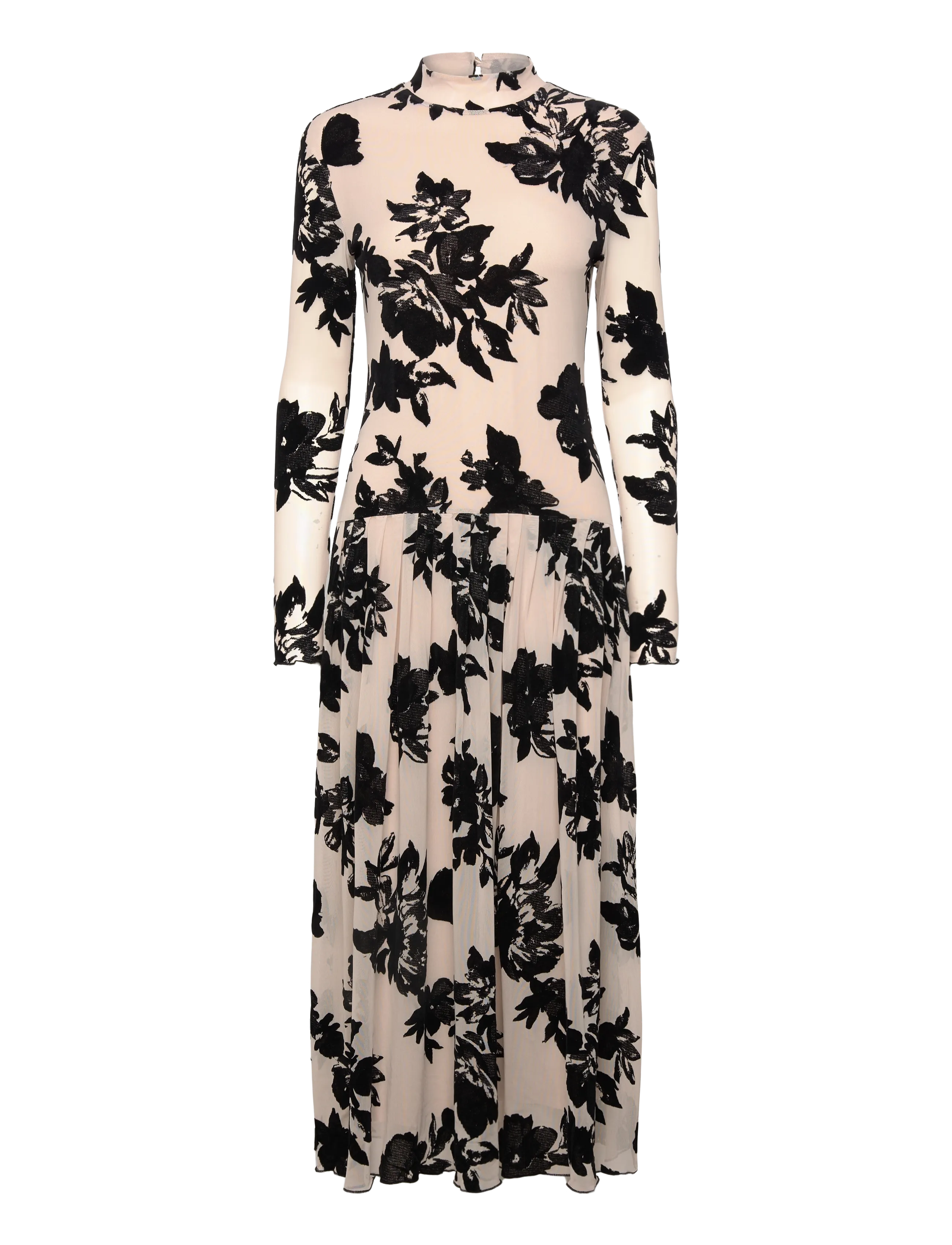 Bruuns Bazaar PhloxBBNatascha dress - Maxiklänningar - FLOWER PRINT / cream