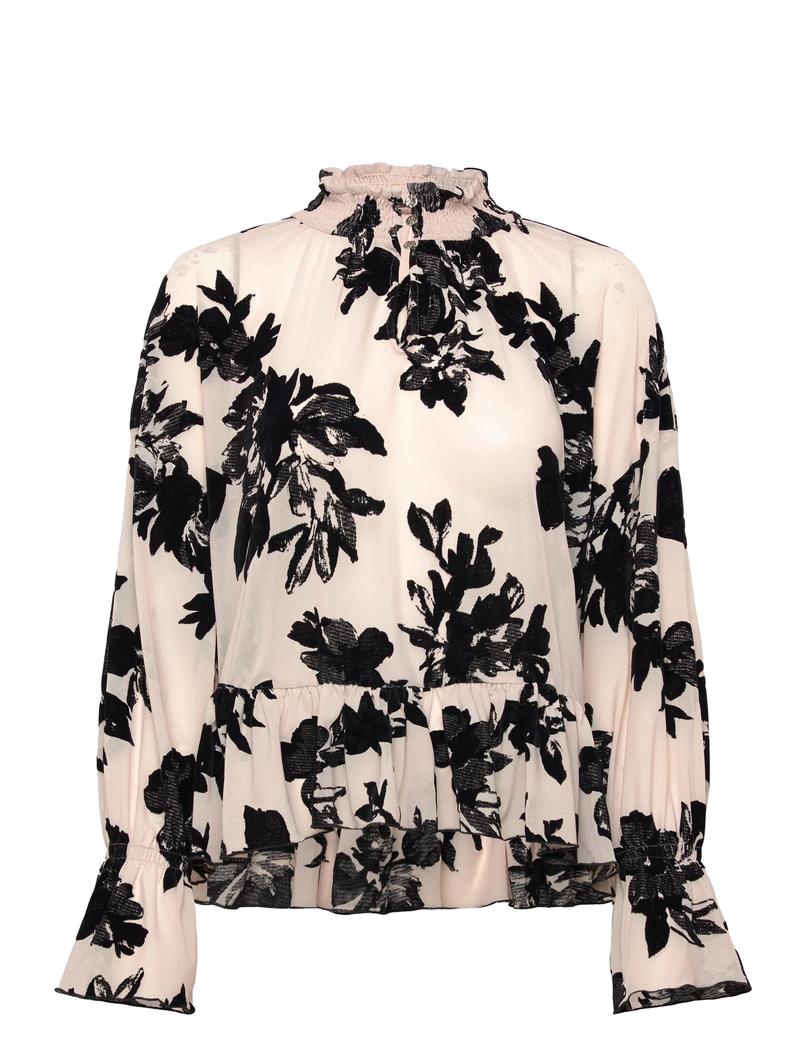 Bruuns Bazaar Phloxbbvitala Blouse, 36, Blouses, Creme - Long-sleeved, Frauen