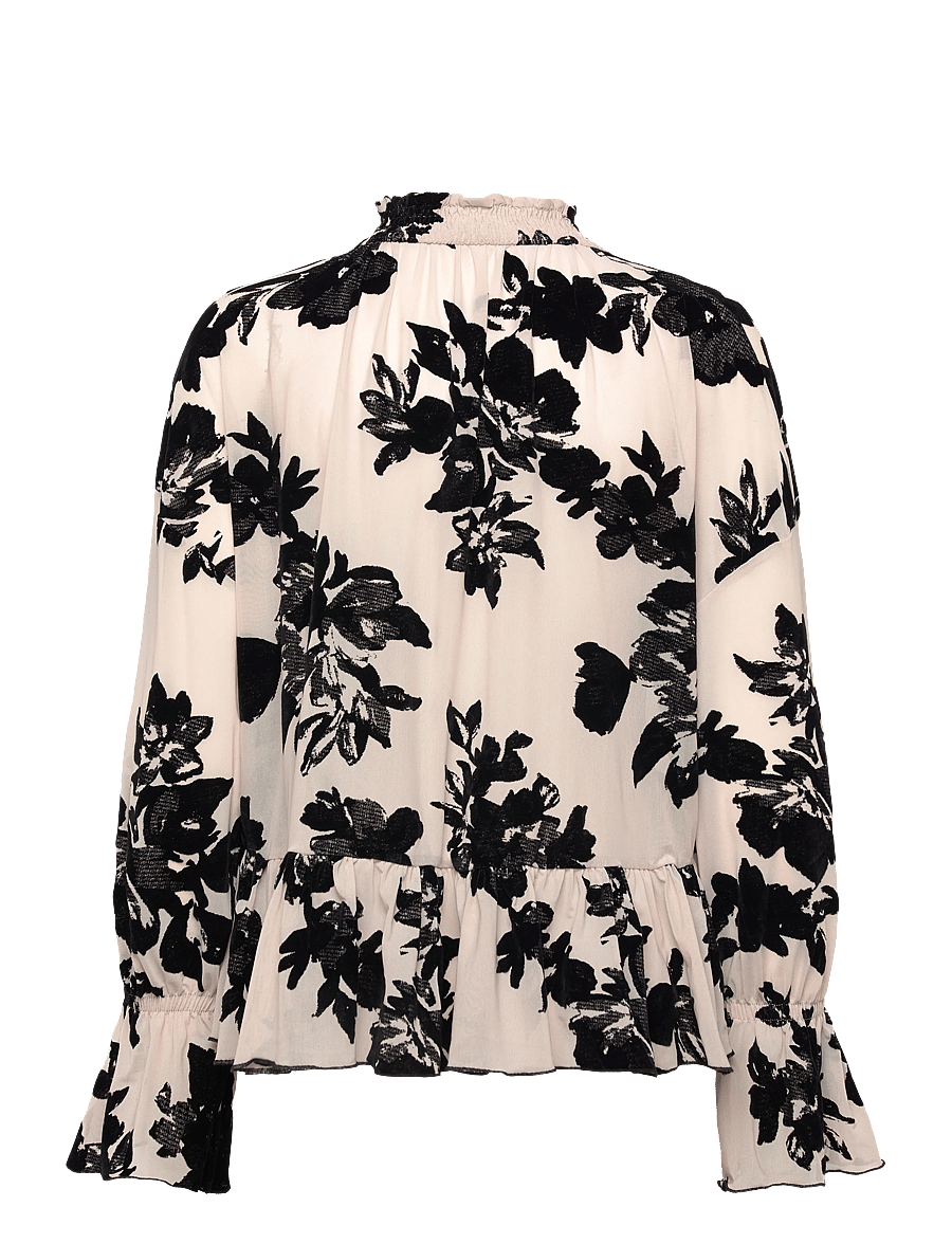 Bruuns Bazaar - PhloxBBVitala blouse - langærmede bluser - flower print - 1