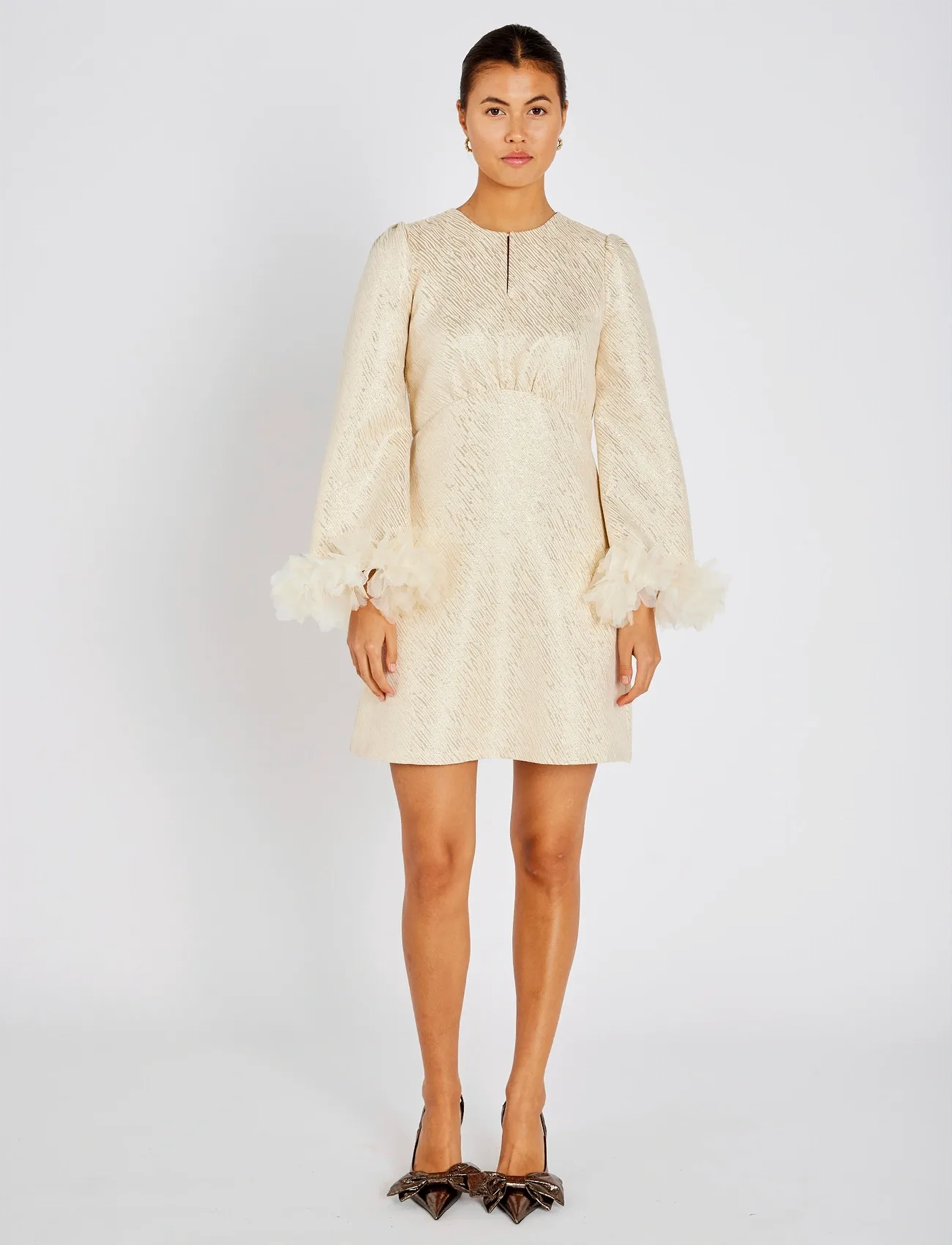 Bruuns Bazaar CocosBBUlja dress - Tøj - GOLD / gold