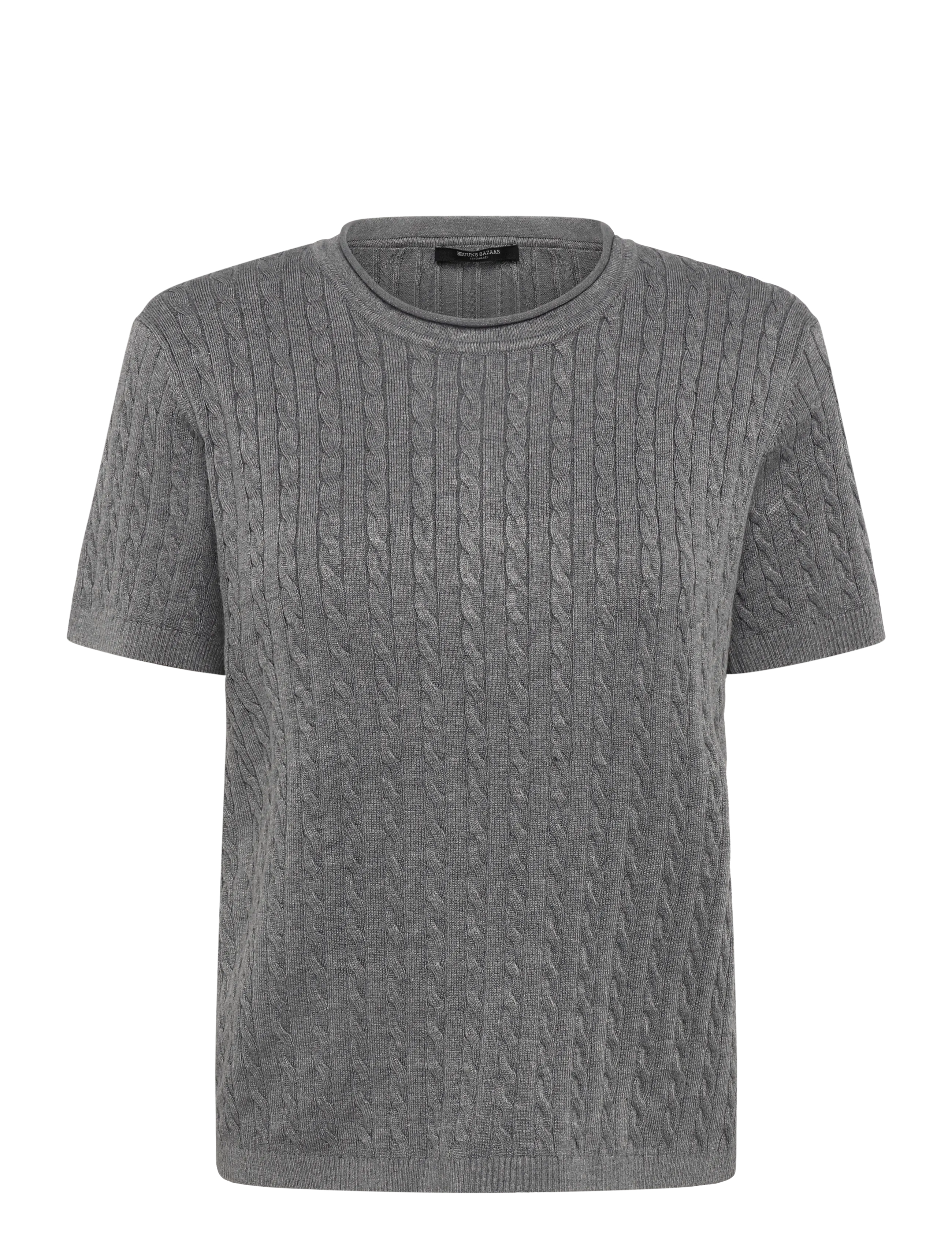 Bruuns Bazaar AnemoneBBGlenda knit - Bruuns Bazaar - GREY MELANGE / grey