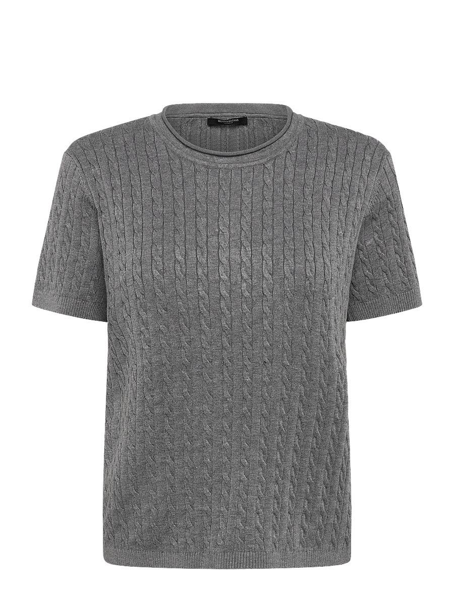 Bruuns Bazaar - AnemoneBBGlenda knit - pullover - grey melange - 0