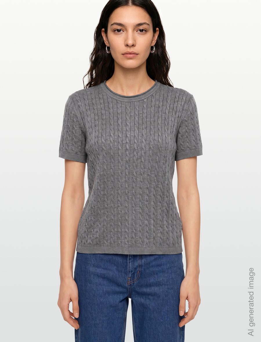 Bruuns Bazaar - AnemoneBBGlenda knit - pullover - grey melange - 3