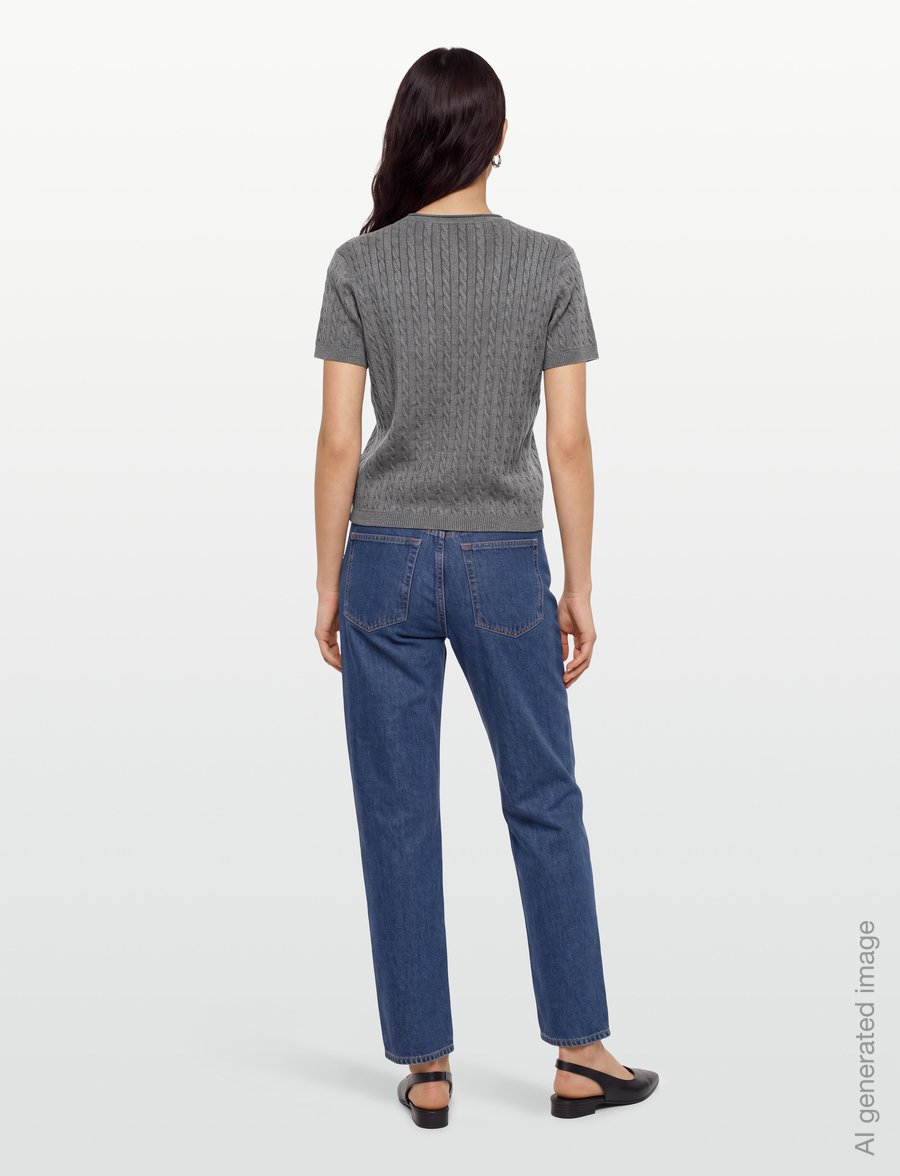 Bruuns Bazaar - AnemoneBBGlenda knit - pullover - grey melange - 4