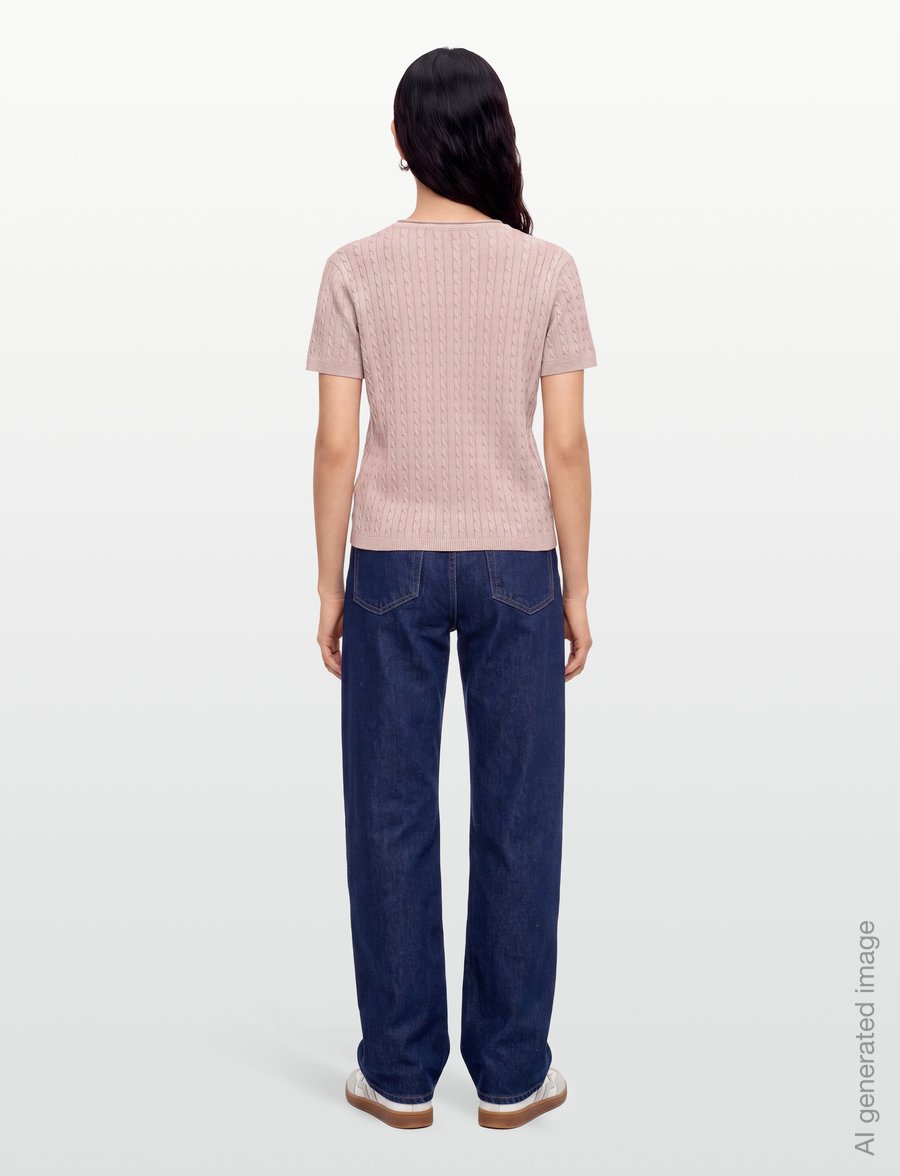 Bruuns Bazaar - AnemoneBBGlenda knit - pullover - light rose - 4