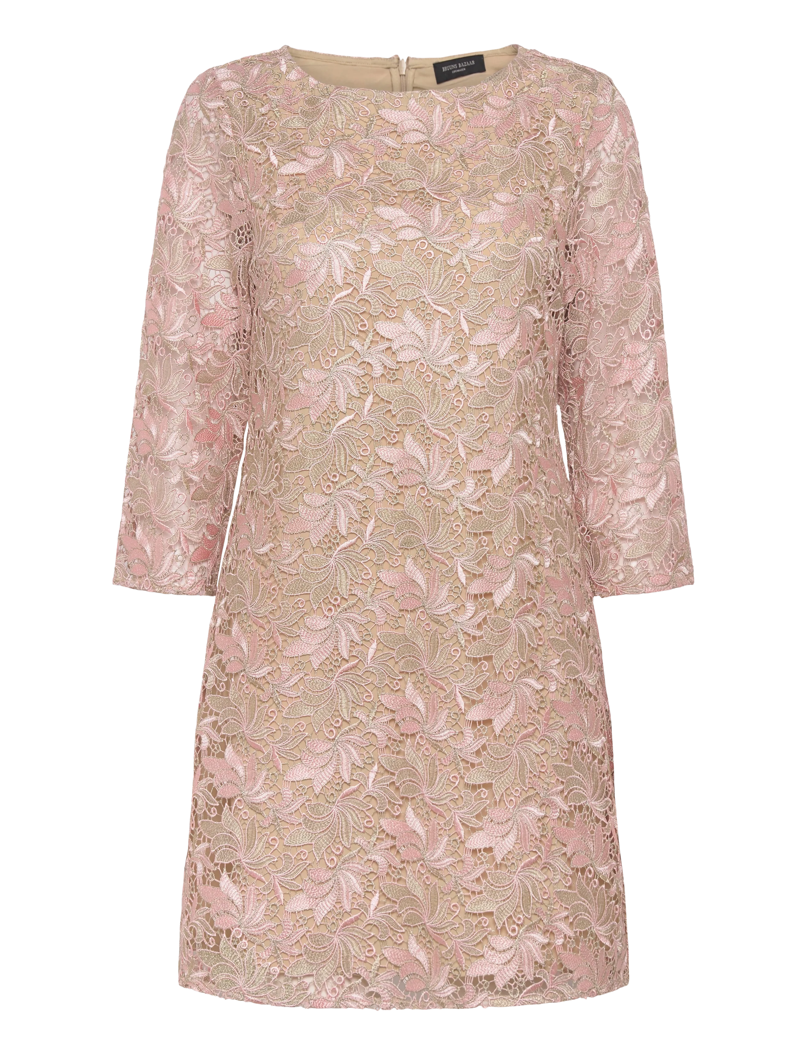 Bruuns Bazaar AdonidaBBKeira dress - BRUUNS BAZAAR - ROSE GOLD FLOWER / pink/rose