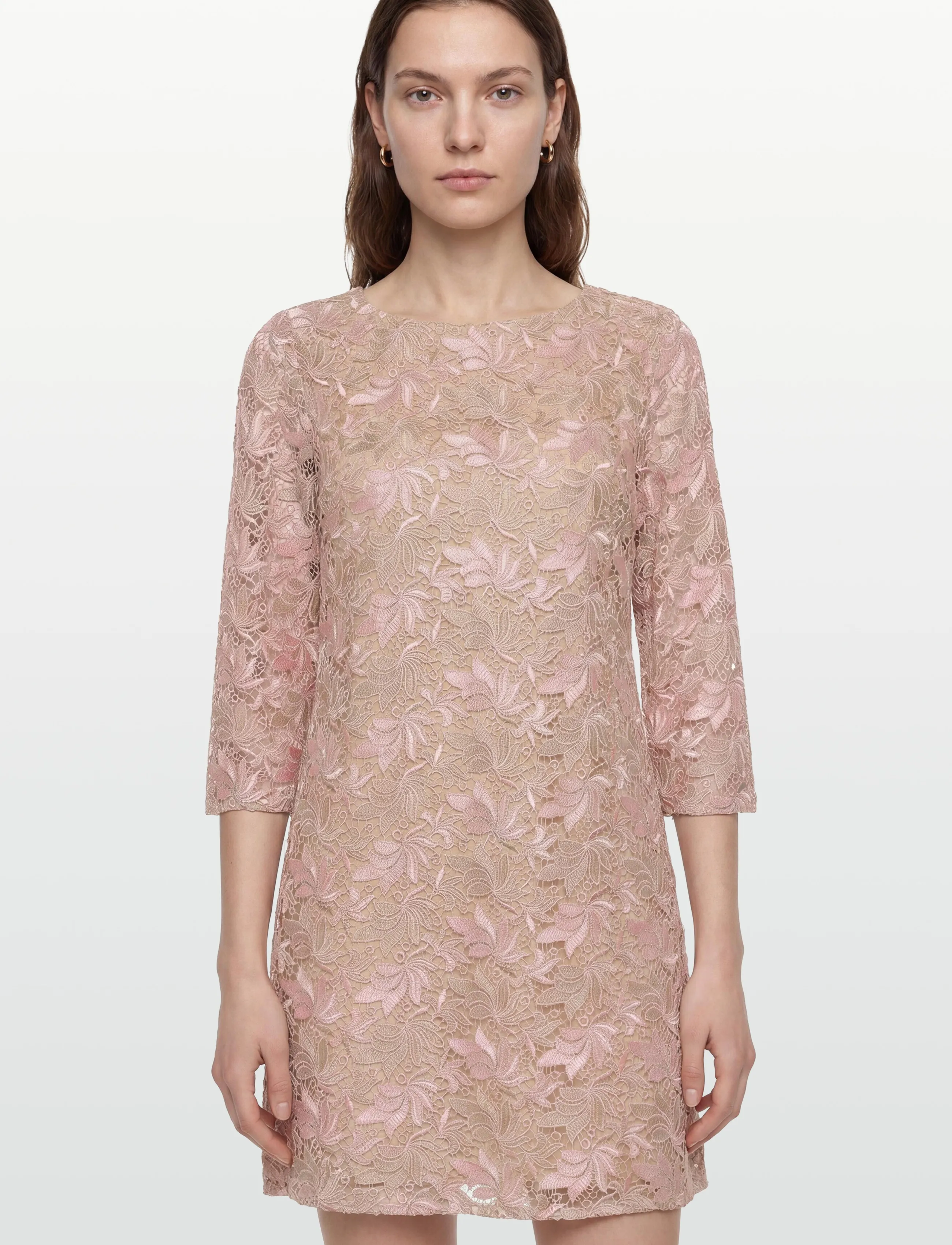 Bruuns Bazaar - AdonidaBBKeira dress - kurze kleider - rose gold flower - 3