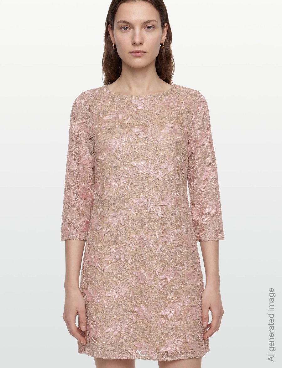Bruuns Bazaar - AdonidaBBKeira dress - short dresses - rose gold flower - 3