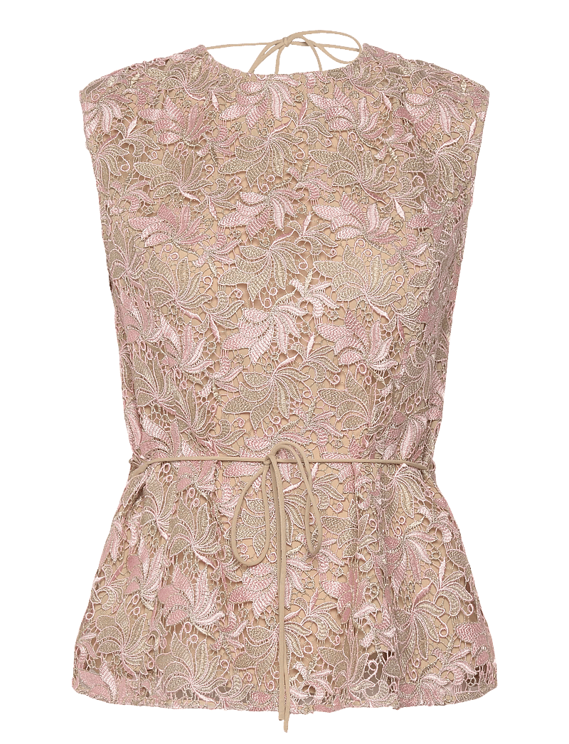 Bruuns Bazaar - AdonidaBBOriia blouse - Ärmellose blusen - rose gold flower - 1