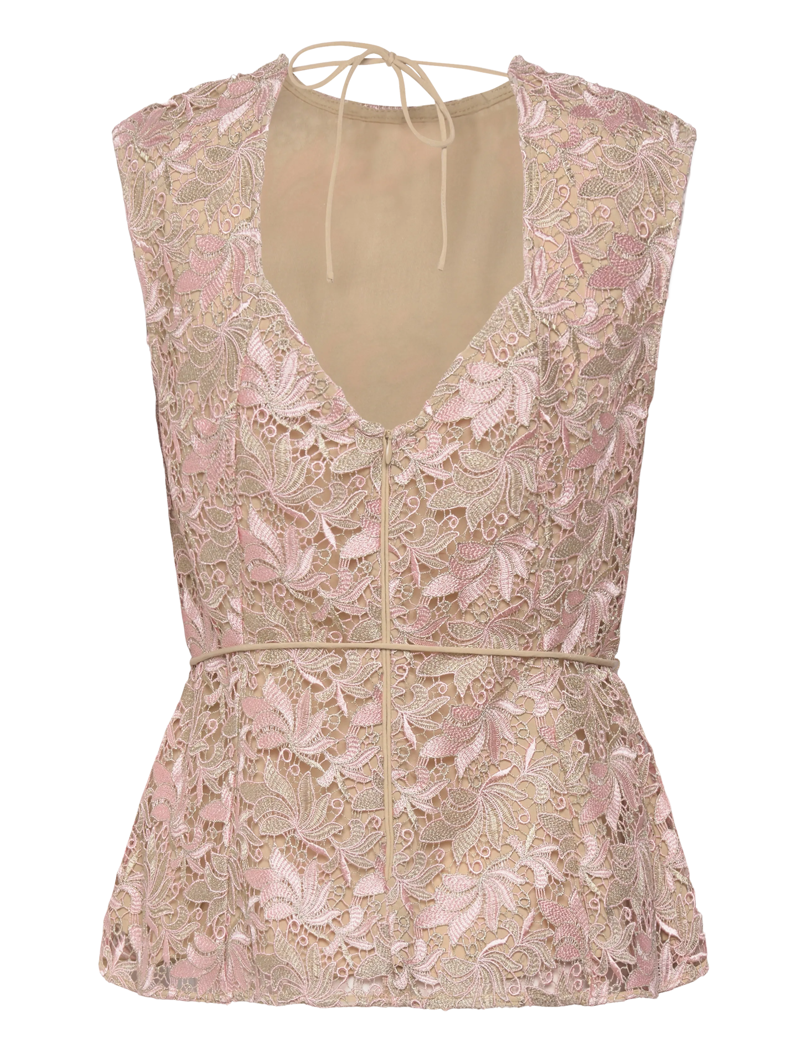 Bruuns Bazaar - AdonidaBBOriia blouse - Ärmlösa blusar - rose gold flower - 2