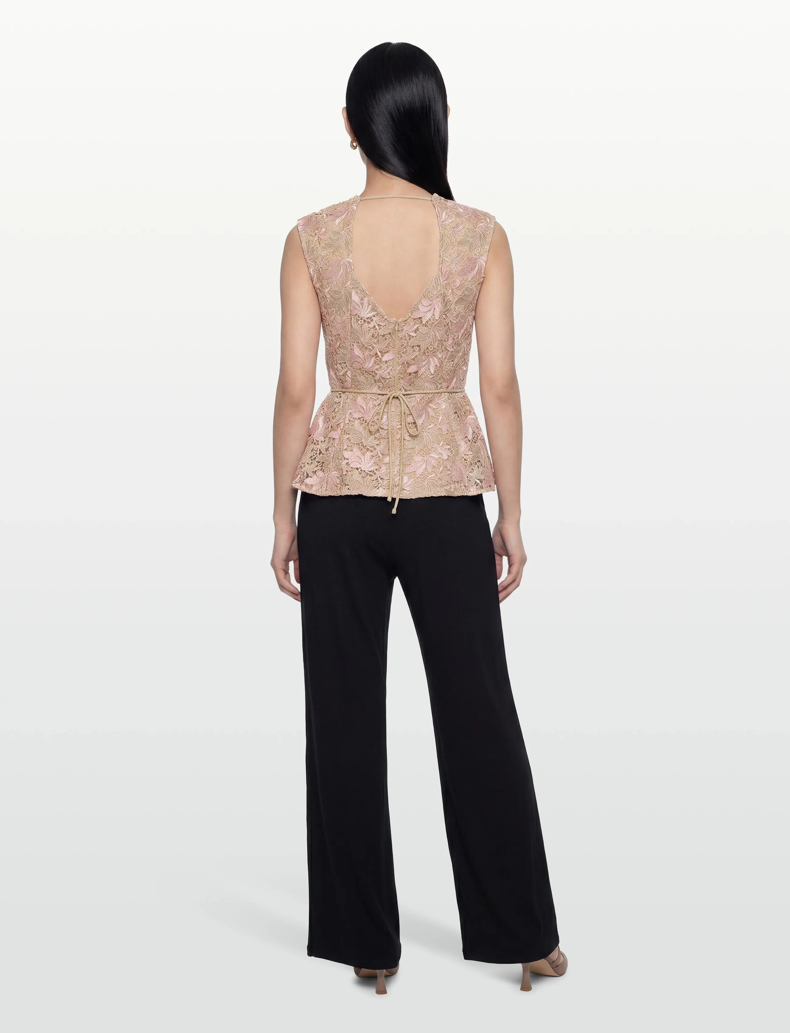 Bruuns Bazaar - AdonidaBBOriia blouse - Ärmlösa blusar - rose gold flower - 4