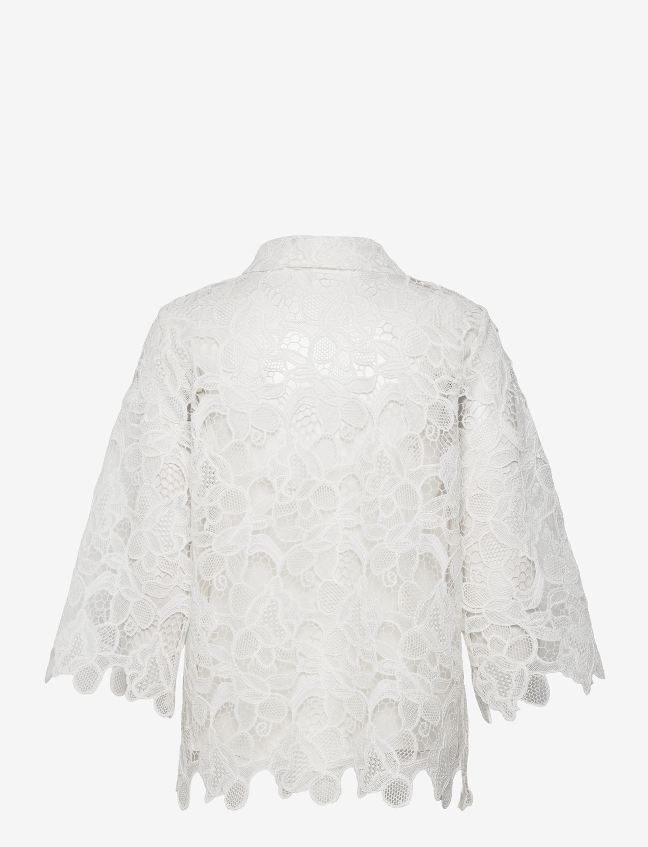 Bruuns Bazaar - GeonomaBBFay shirt - short-sleeved shirts - white - 1