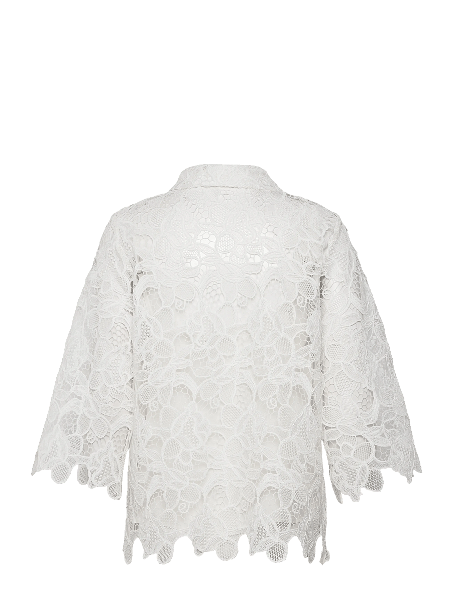 Bruuns Bazaar - GeonomaBBFay shirt - kurzärmlige hemden - white - 2