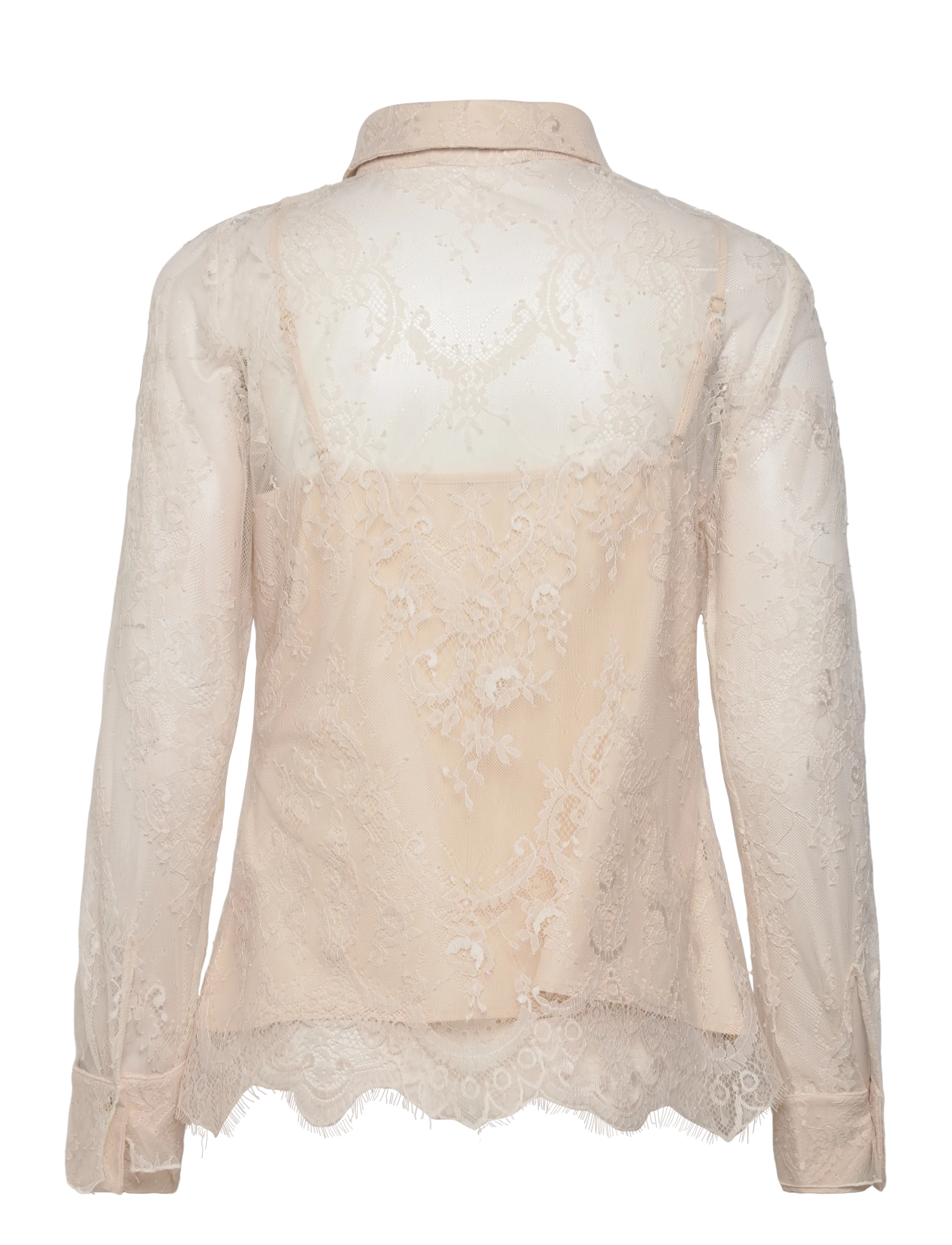 Bruuns Bazaar - JuaniaBBDaisa shirt - blouses met lange mouwen - white sand - 2