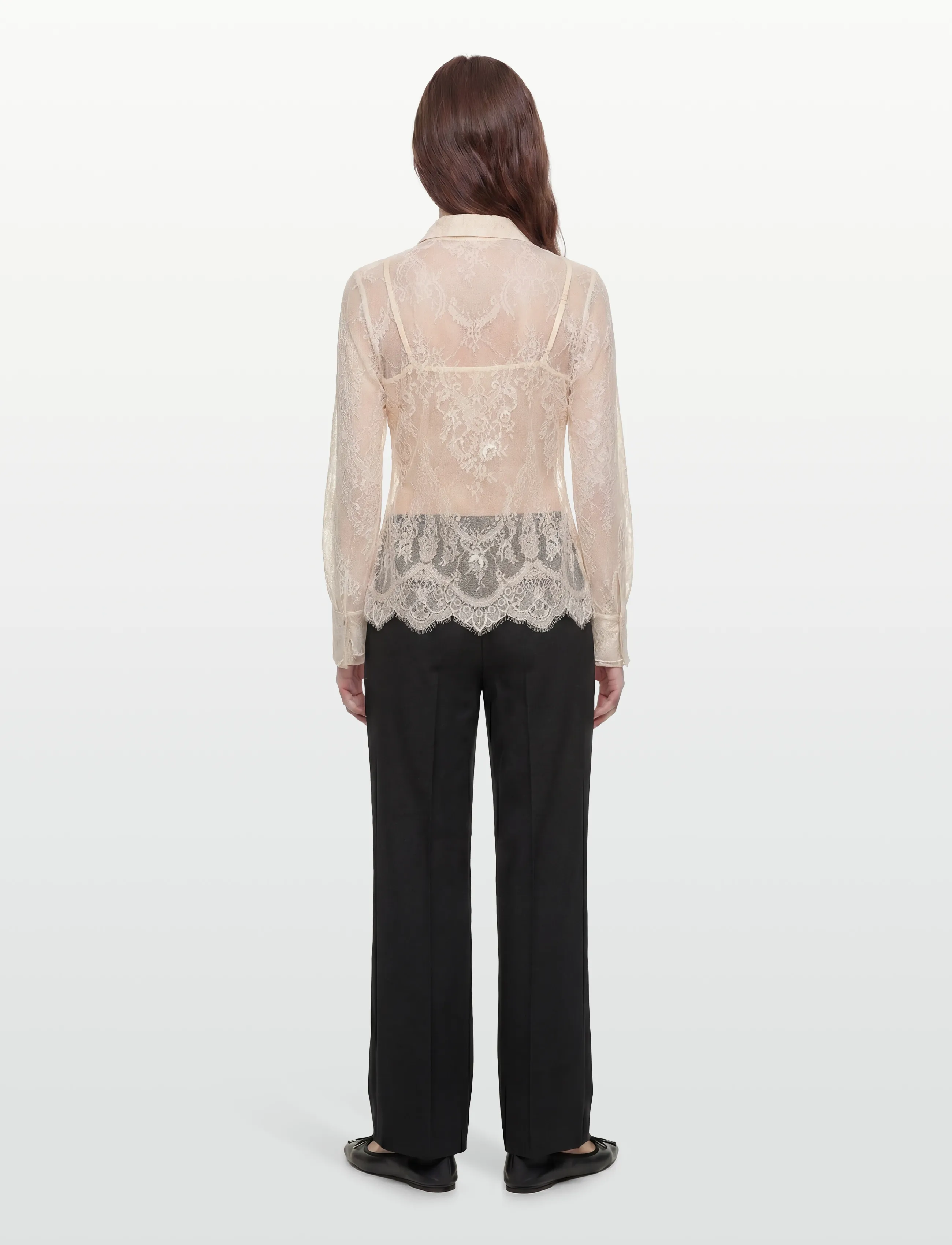 Bruuns Bazaar - JuaniaBBDaisa shirt - blouses met lange mouwen - white sand - 5