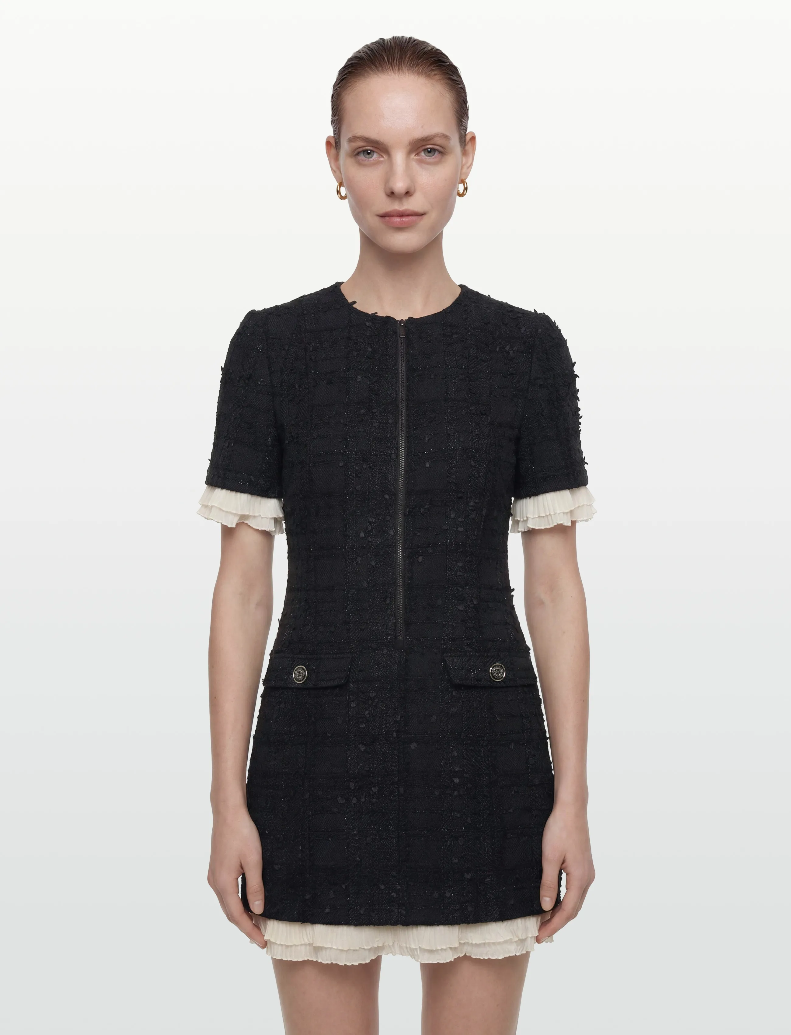 Bruuns Bazaar - GaussiaBBZenny dress - korta klänningar - black - 3