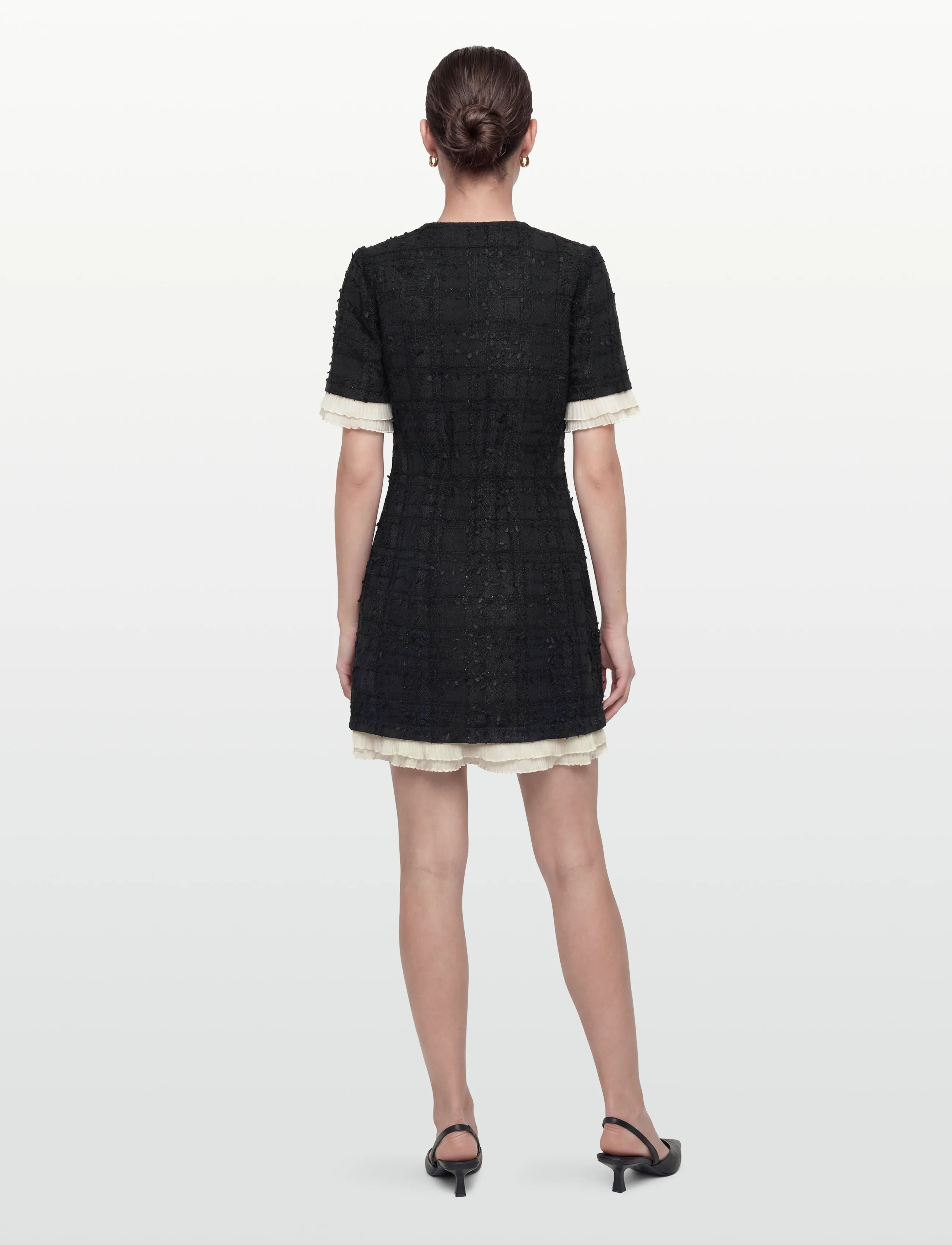 Bruuns Bazaar - GaussiaBBZenny dress - korta klänningar - black - 4
