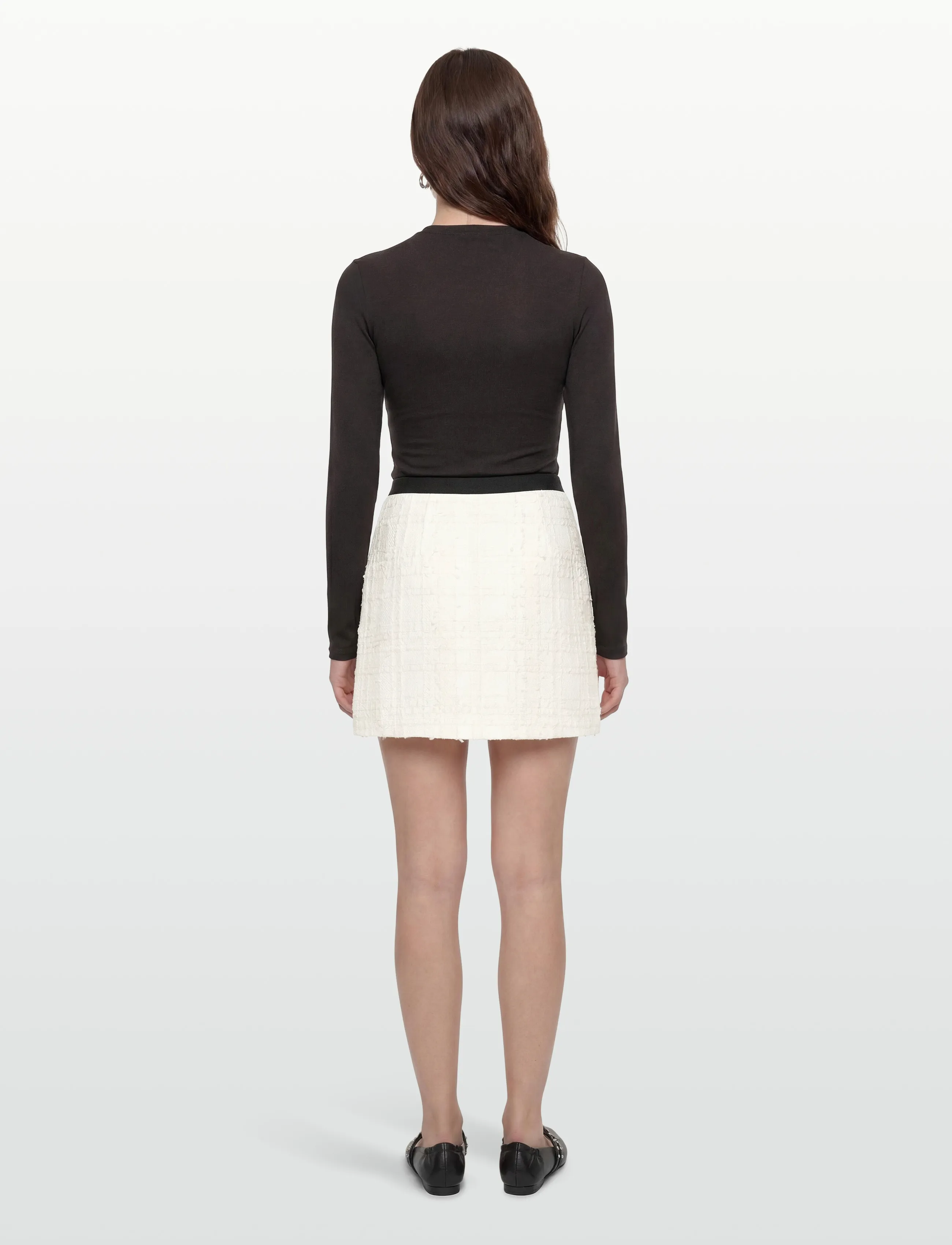 Bruuns Bazaar - GaussiaBBJoanine skirt - short skirts - white cream - 4