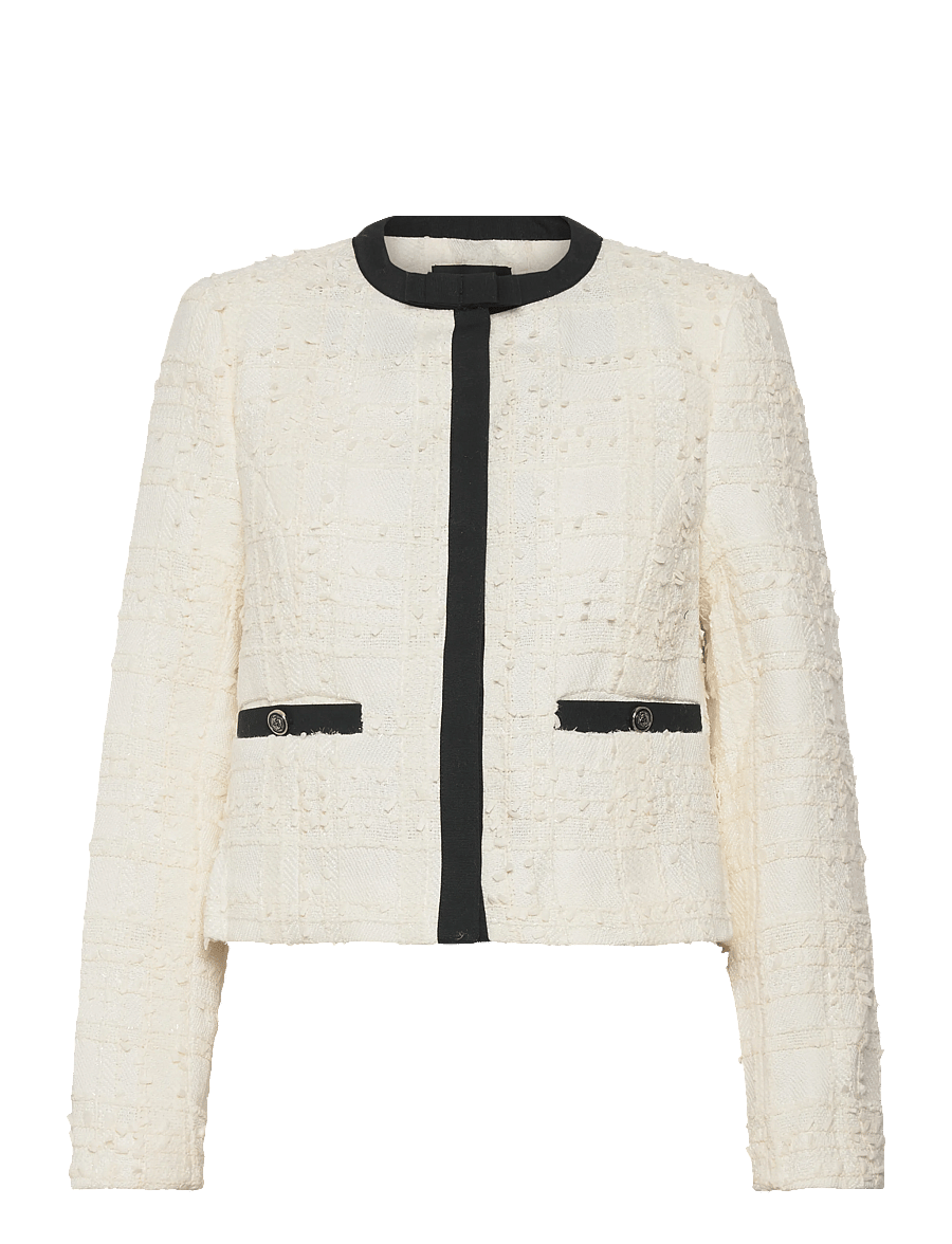Bruuns Bazaar - GaussiaBBSufie blazer - bouclé - white cream - 1