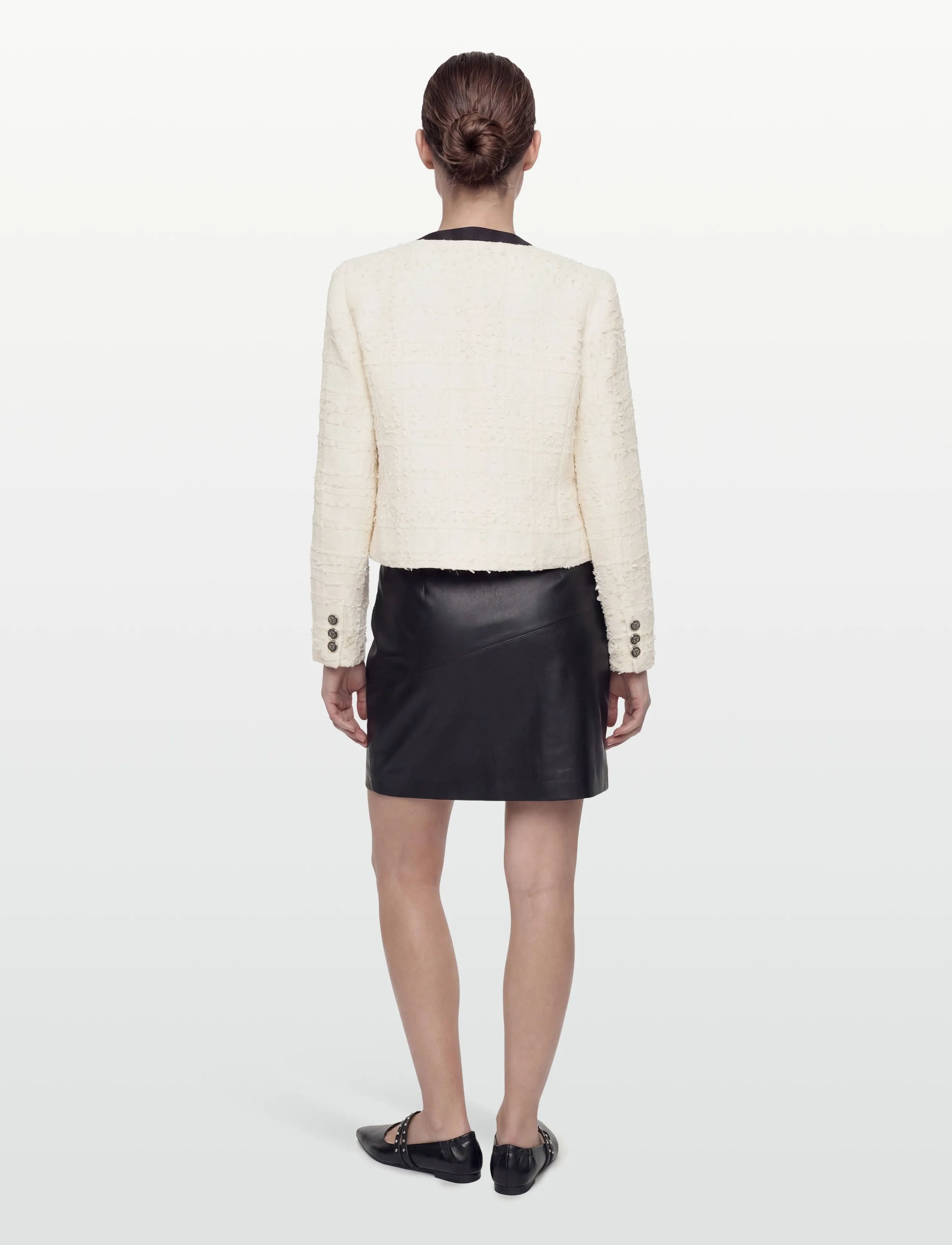 Bruuns Bazaar - GaussiaBBSufie blazer - bouclés stiilis jakid - white cream - 4