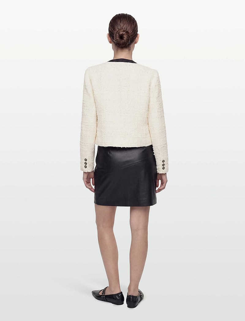 Bruuns Bazaar - GaussiaBBSufie blazer - bouclé - white cream - 4