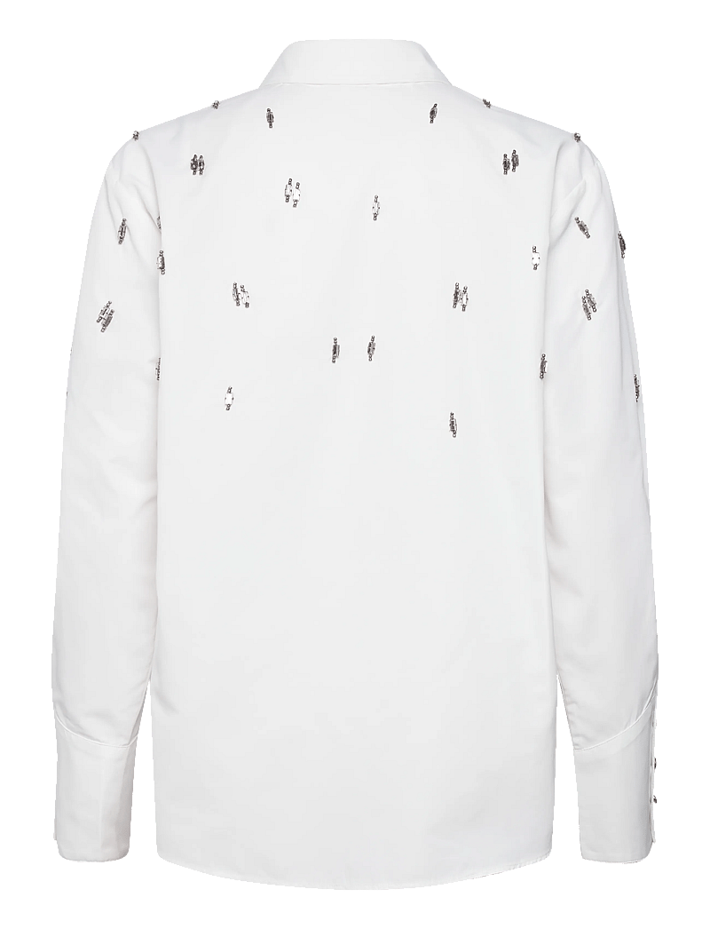 Bruuns Bazaar - ChrissiBBZinne shirt - långärmade skjortor - snow white - 1