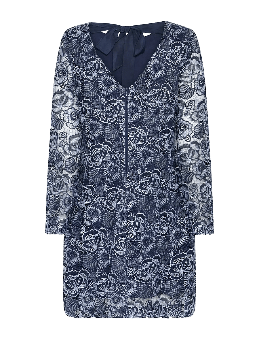 Bruuns Bazaar - MauritiaBBLucille dress - midikleidid - blue flower - 2