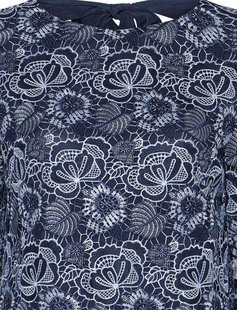 Bruuns Bazaar - MauritiaBBLucille dress - midikleidid - blue flower - 3
