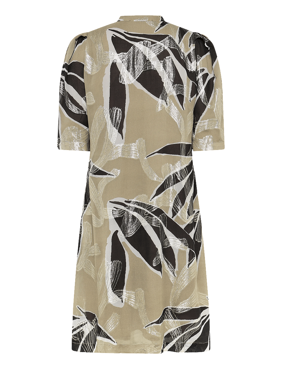 Bruuns Bazaar - SommiBBDiega dress - leaves artwork - 1